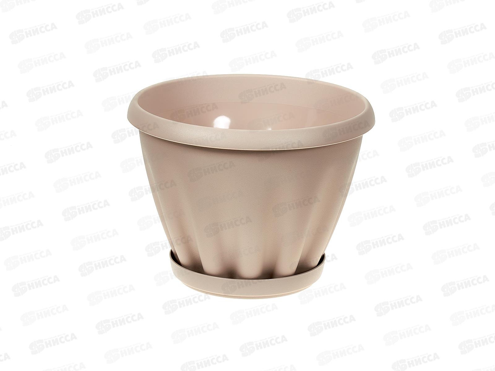 Горшок Знатный D180мм 2л с/подст Латте М302Л *28