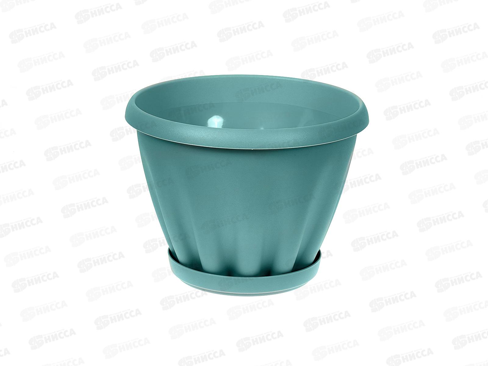 Горшок Знатный D180мм 2л с/подст Морской бриз М302МБ *28