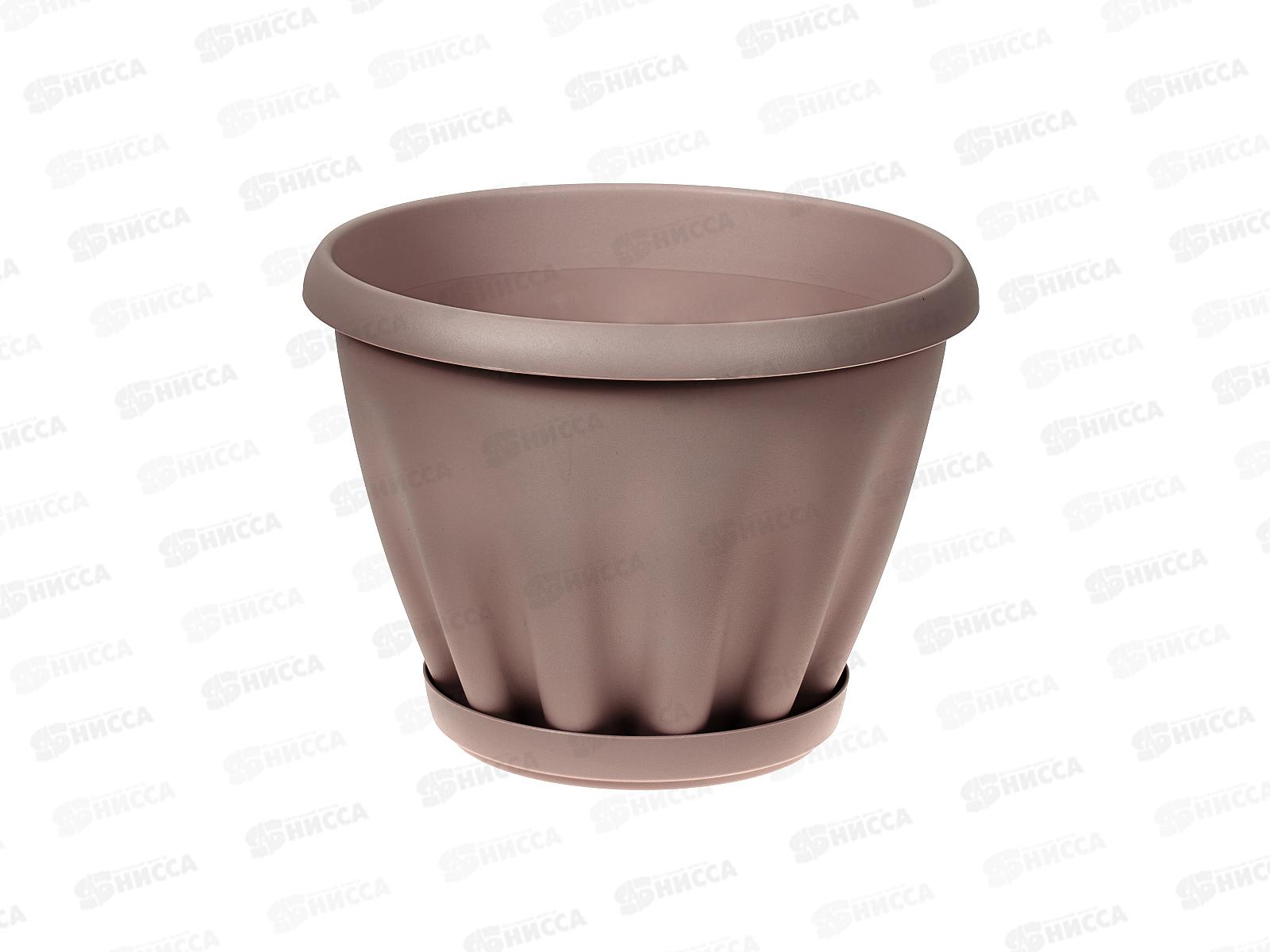 Горшок Знатный D225мм 3,9л с/подст Лунная фиалка М303ЛФ *16