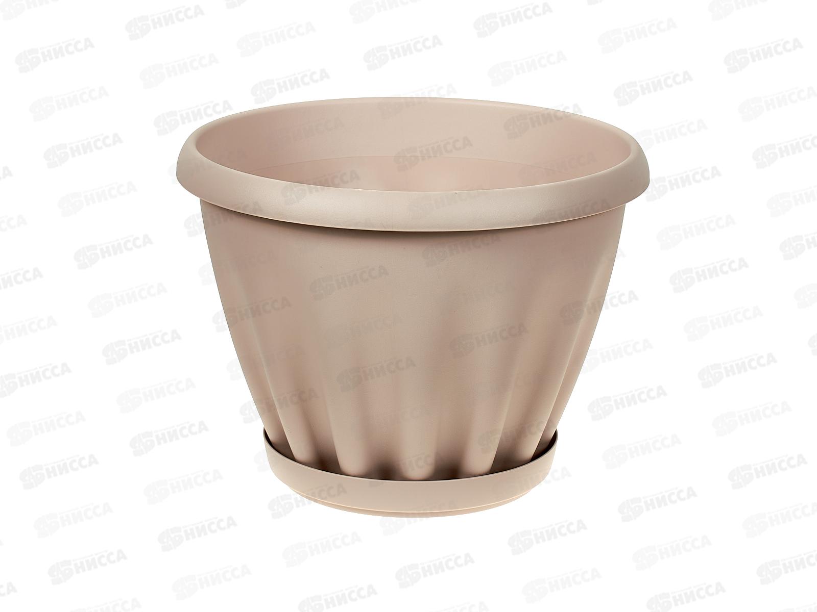 Горшок Знатный D270мм 6,7л с/подст Латте М304Л *15