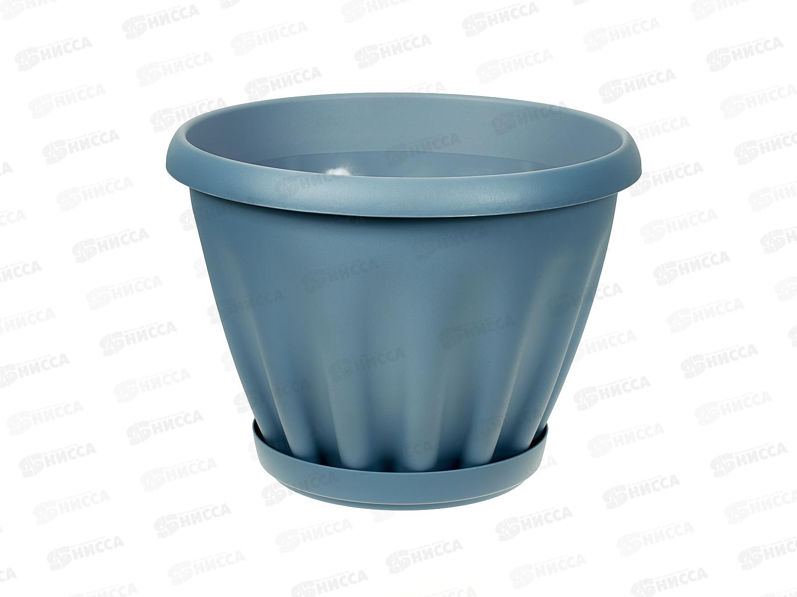 Горшок Знатный D270мм 6,7л с/подст Голубая лагуна М304ГЛ *15