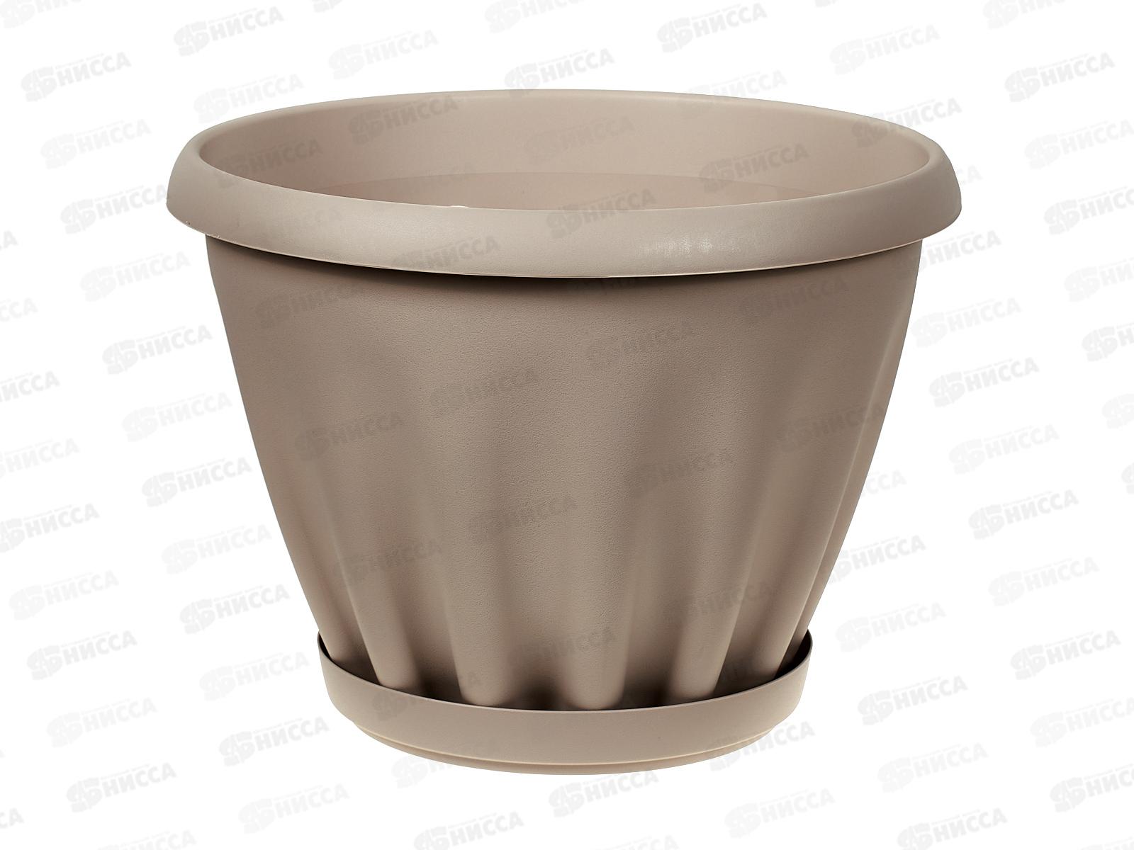 Горшок Знатный D320мм 11л с/подст Капучино М305К *12