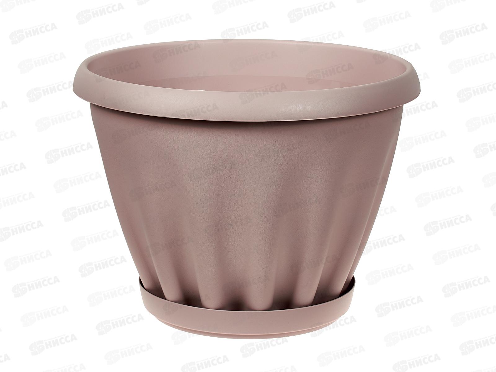 Горшок Знатный D320мм 11л с/подст Пыльная роза М305ПР *12