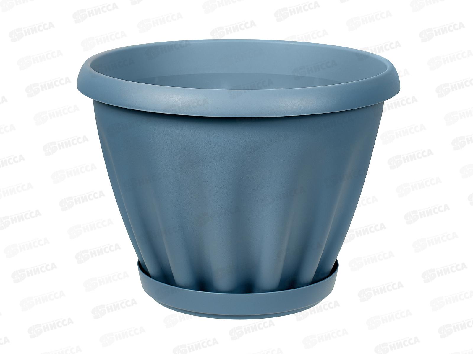 Горшок Знатный D320мм 11л с/подст Голубая лагуна М305ГЛ *12