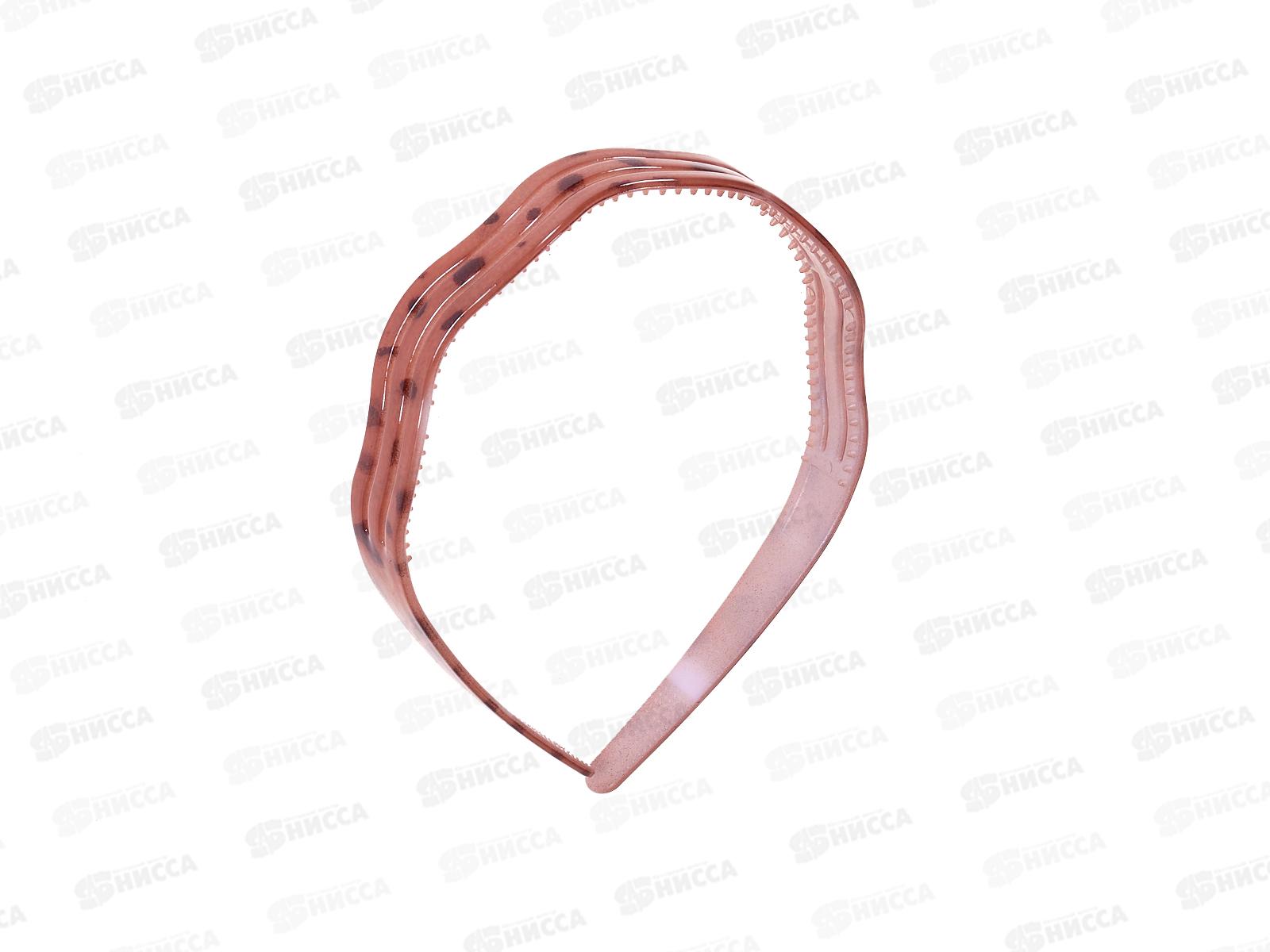 Ободок  д/волос &quotЯнтарный свет&quot волна 1,7см микс 10105139