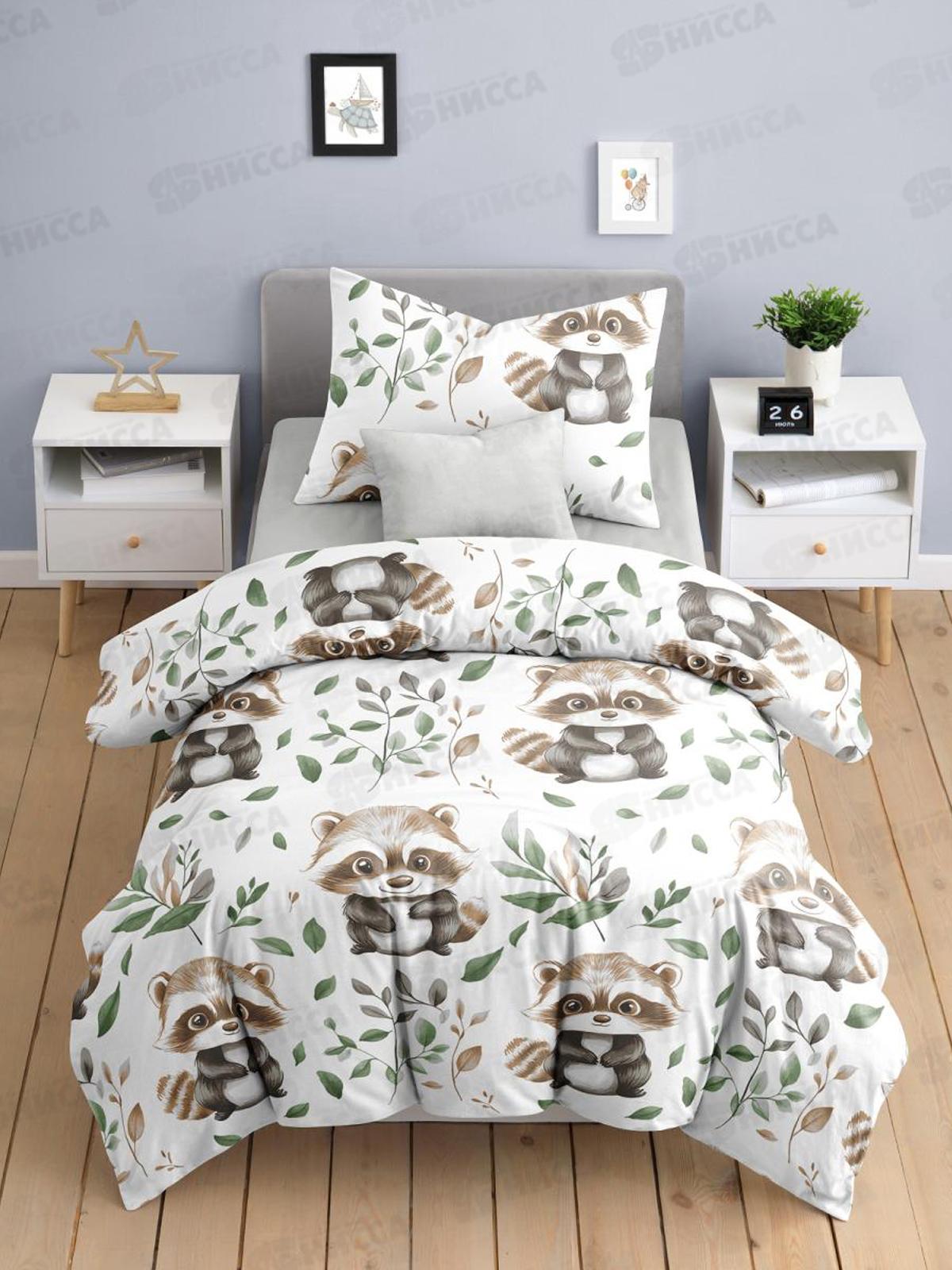 Комплект постельного белья 1,5сп Бязь 120гр НН Ракатун 70*70 1шт