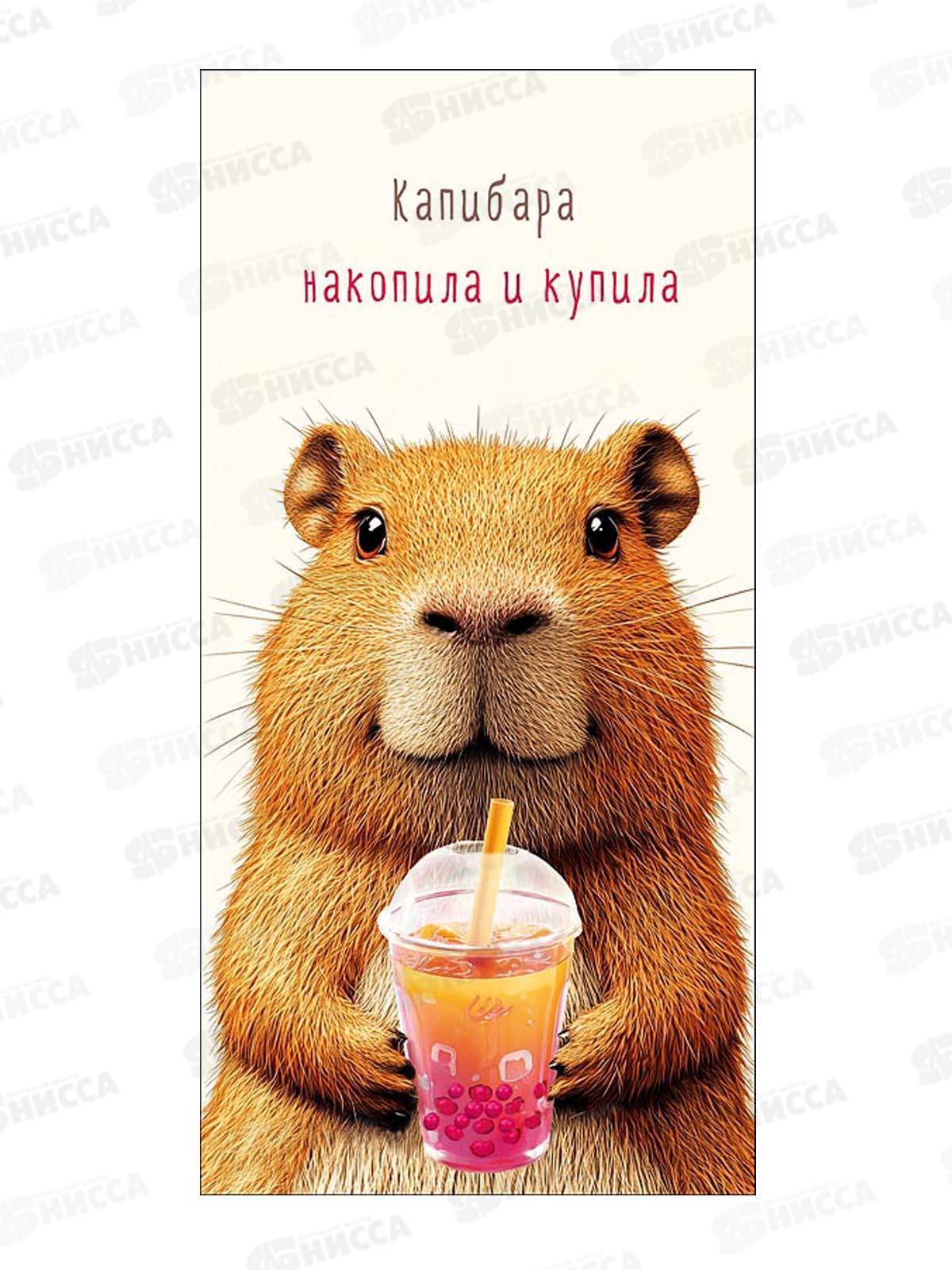 Конверт АД Капибара накопила и купила 0321.836