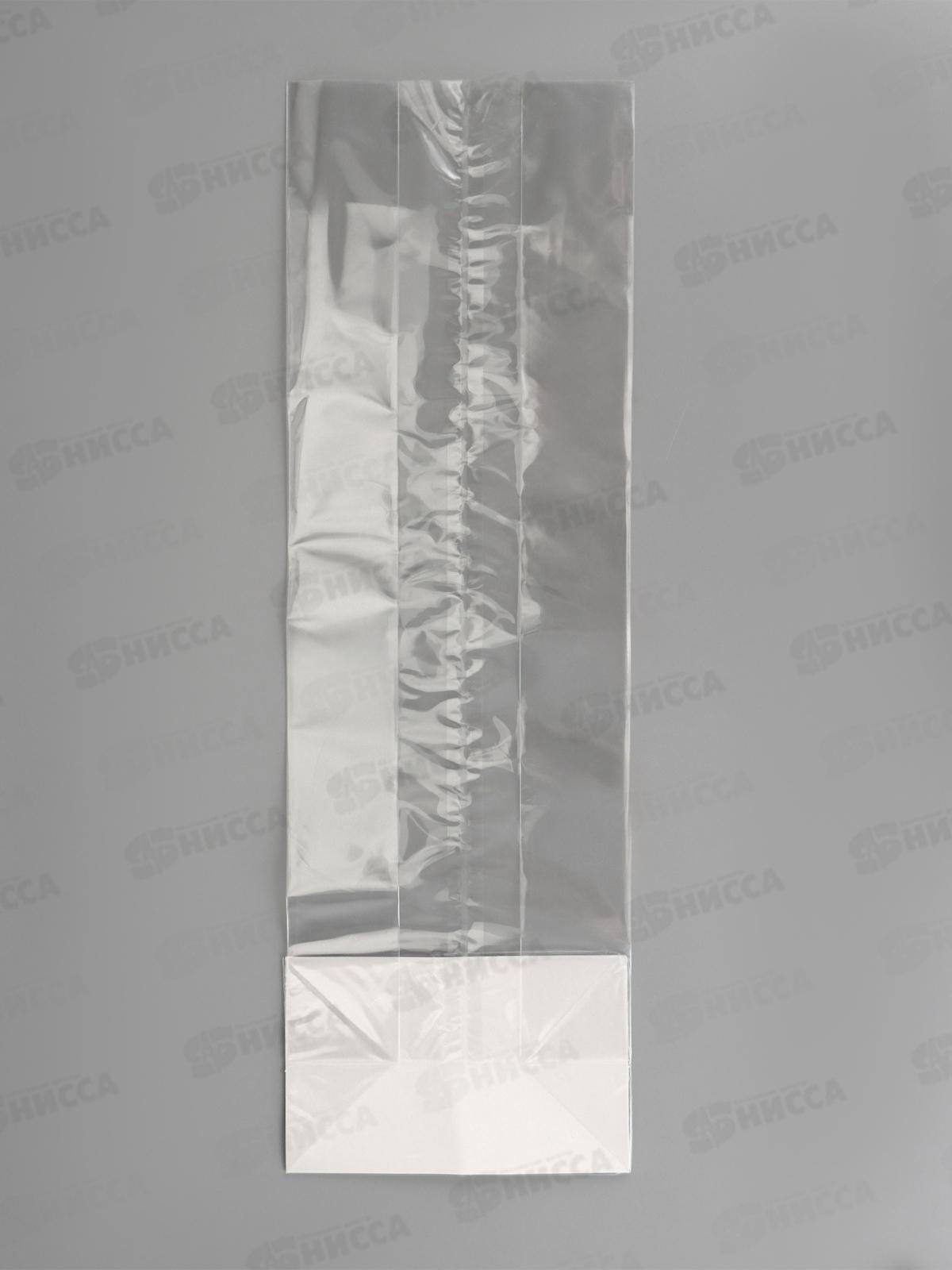 Пакет п/п с жестким дном, 11*17*55 прозрачный *10 9705364