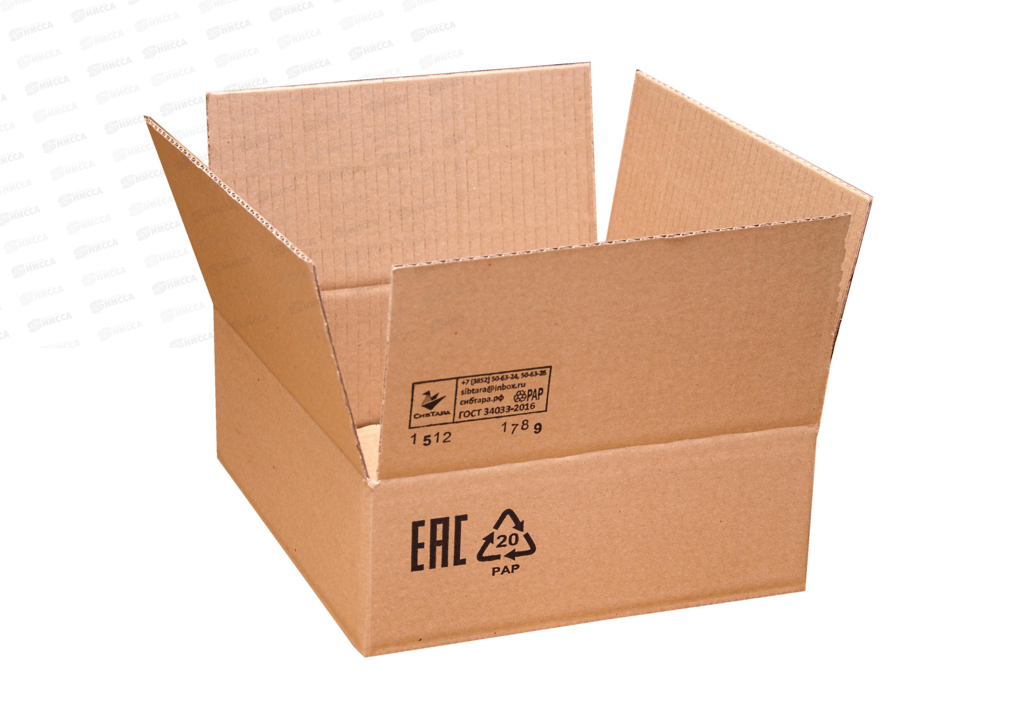 Коробка картонная 380*285*162 *20