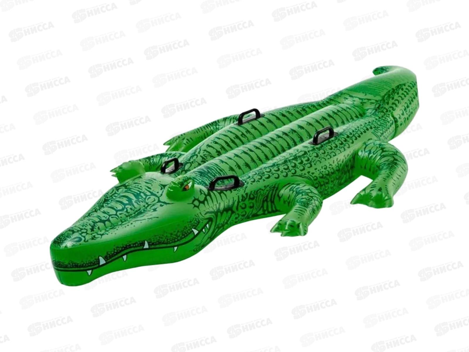 Над. игрушка Крокодил 58562 (203х114см) до 80кг, от 3 лет  INTEX  *6