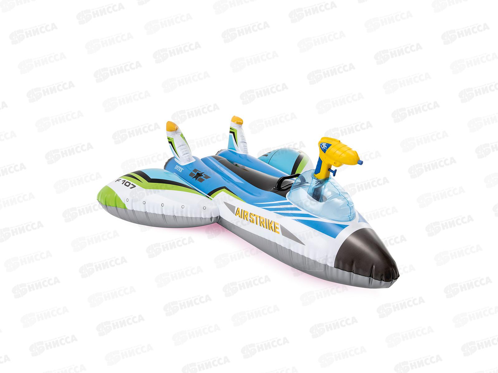 Плот надувной 57531 Реактивный истребитель (117х104см) от 3-х лет INTEX *6