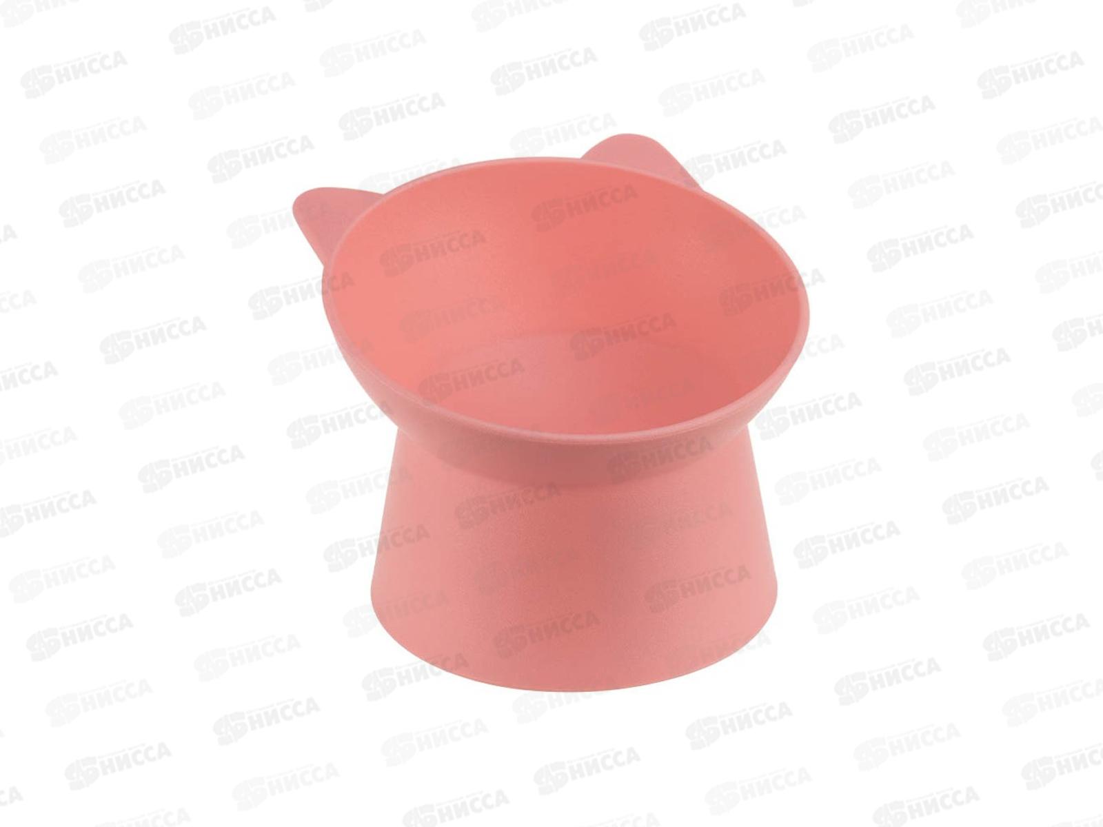 Миска для животных КОТ 0,2л коралловый М 1806