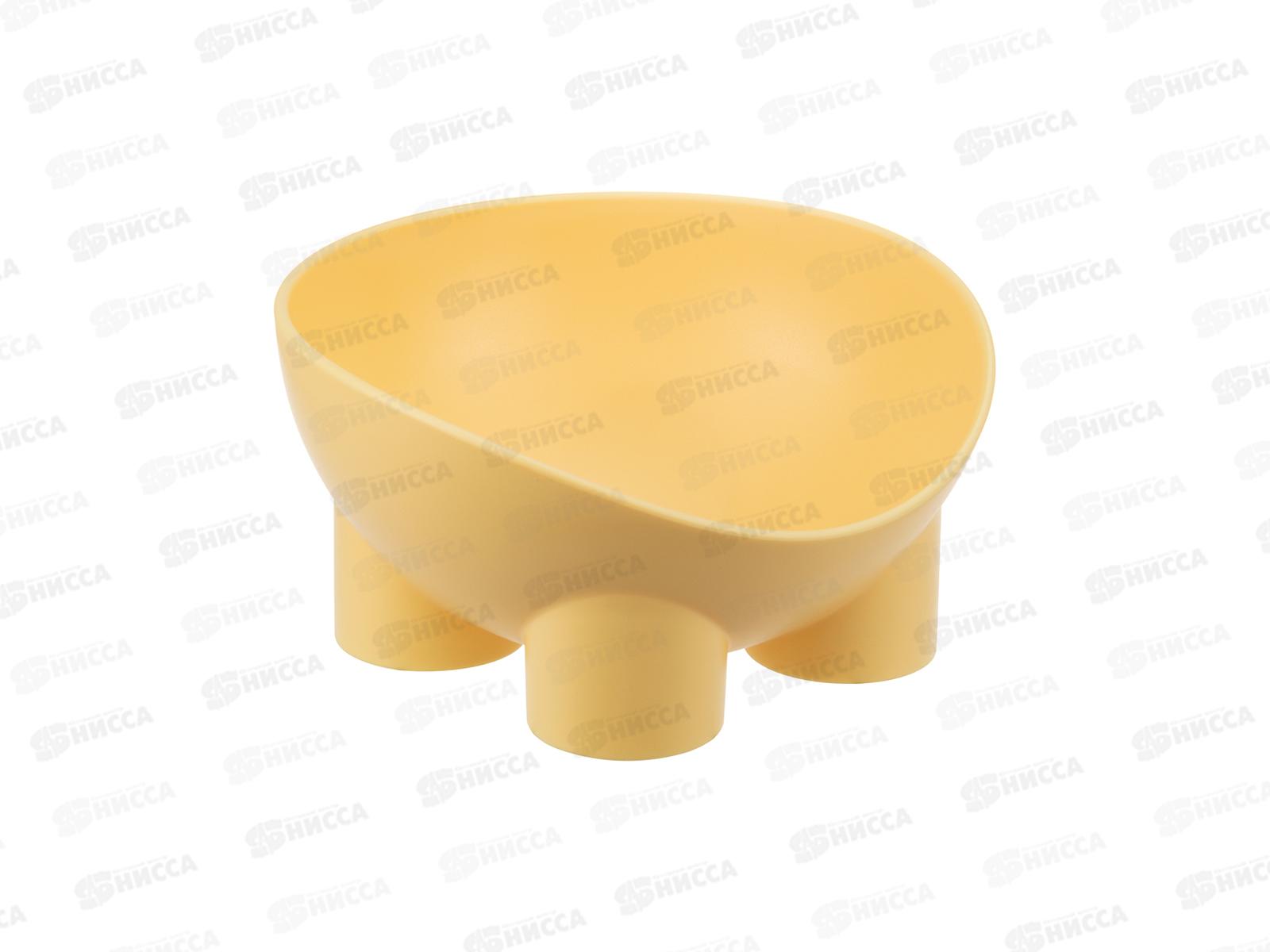 Миска для животных СЛОН 0,3л Банановый М 1809