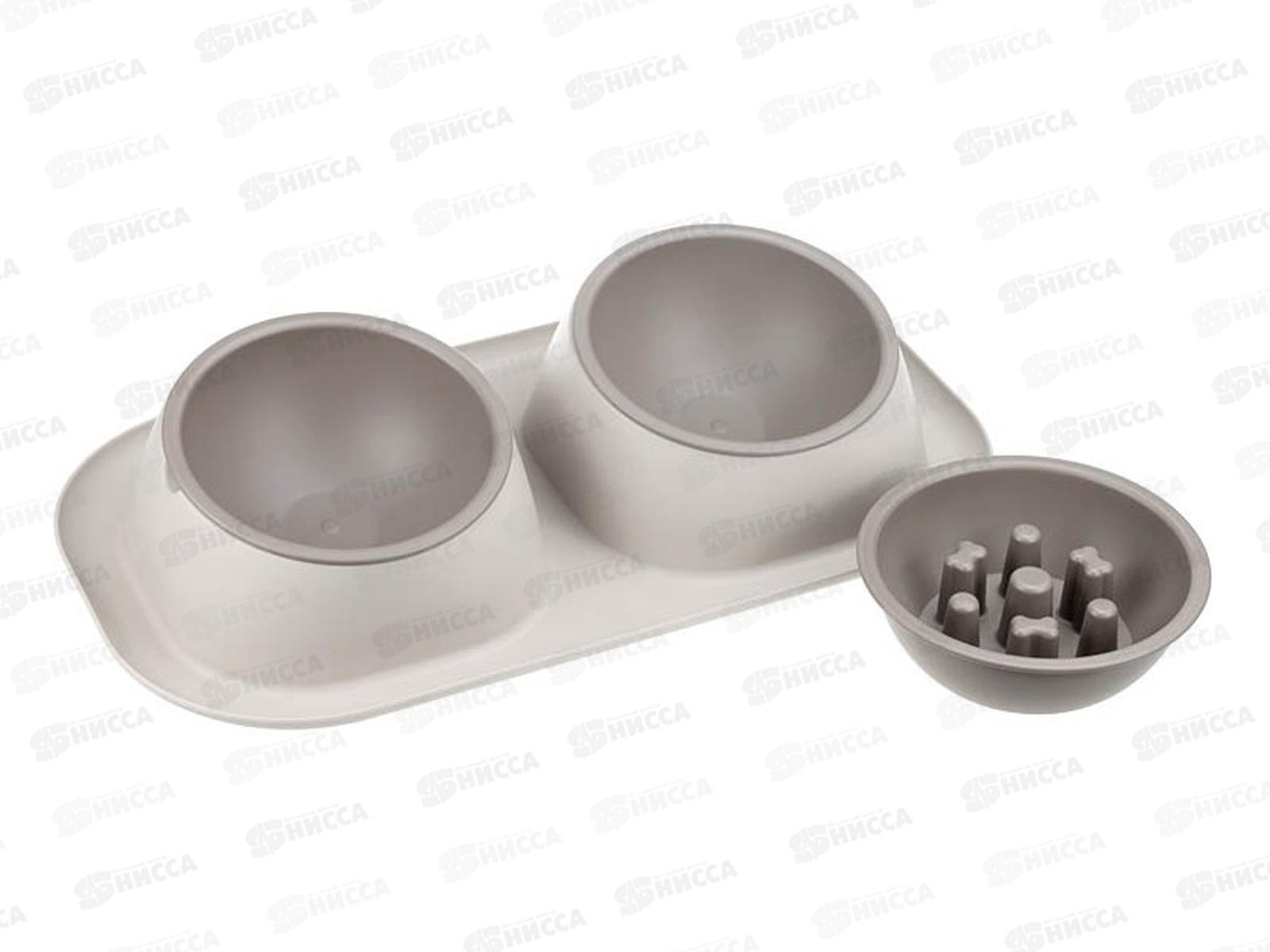 Миска для животных Твикс макси+подарок (миска) капучино М 1813