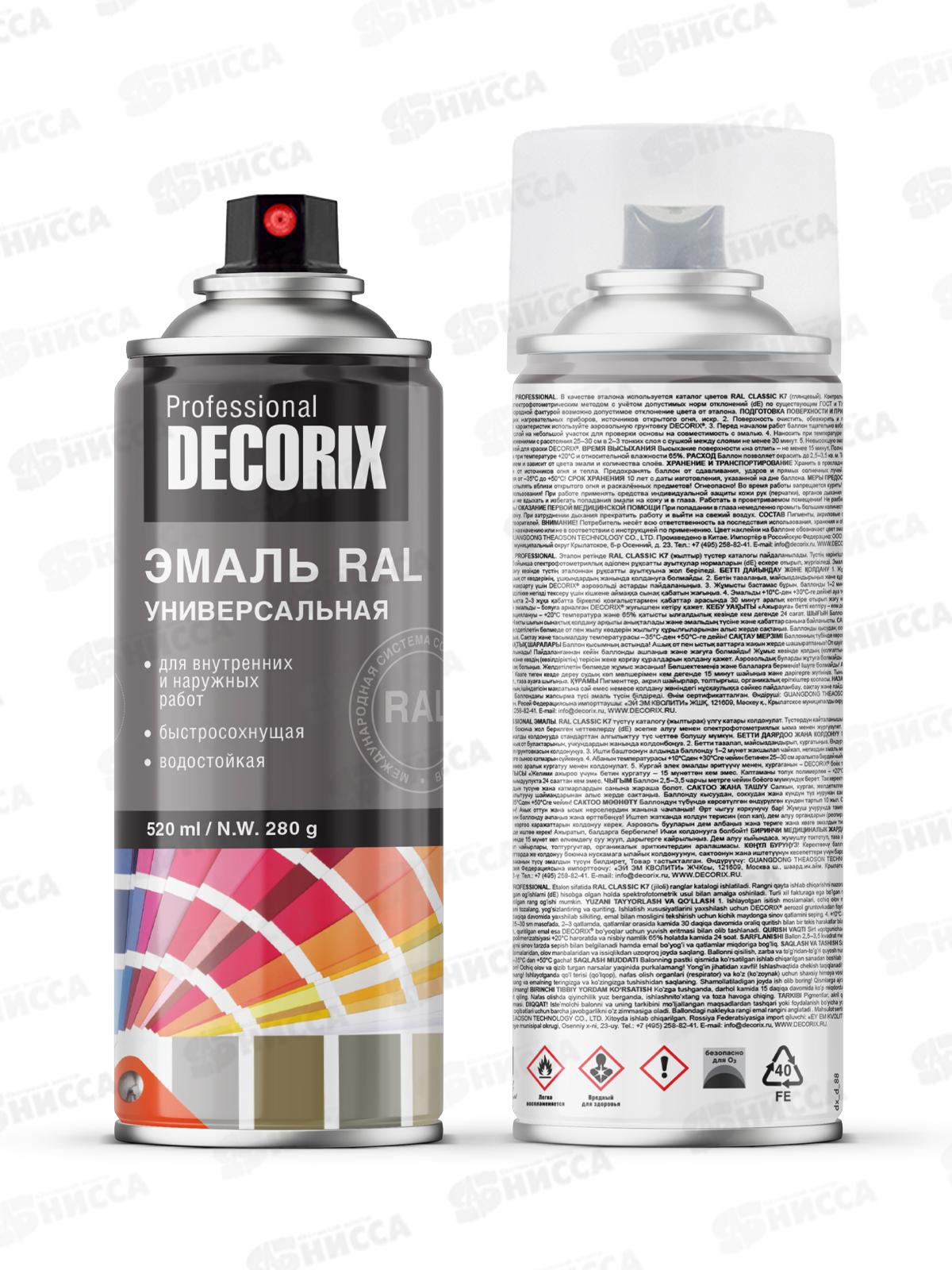 Эмаль RALPROFESSIONAL аэроз. 520мл, черно-серый, RAL7021 *12