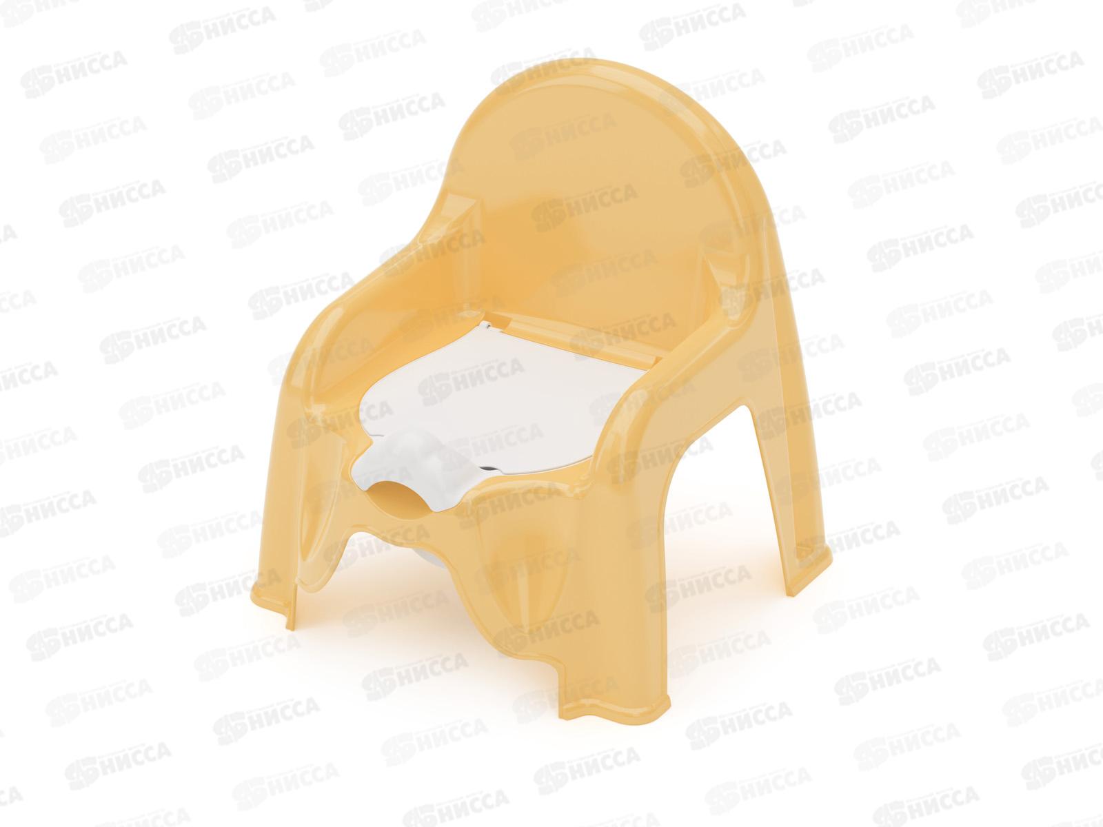 Горшок-стульчик горчичный *6 М1328!!!