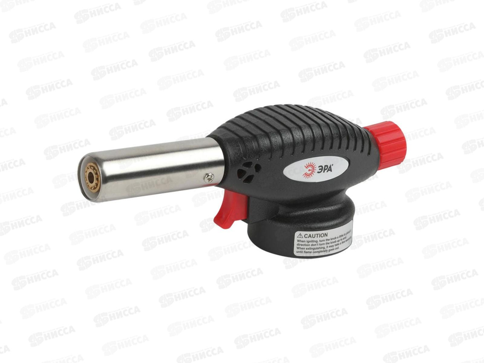 Горелка газовая ЭРА GB-03P с пьезоподжигом установка на баллон *10/100