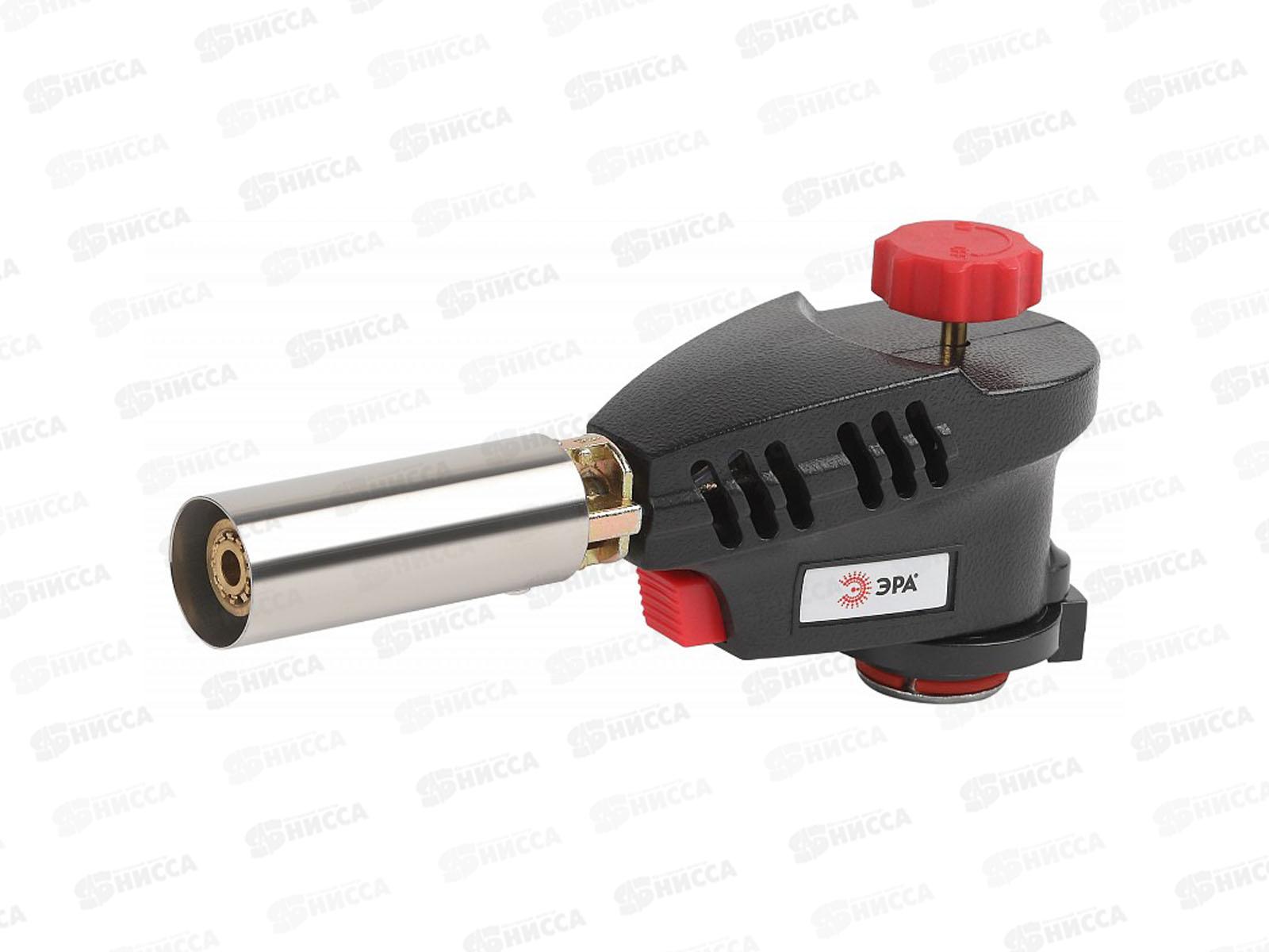 Горелка газовая ЭРА GB-04P с пьезоподжигом установка на баллон *10/100