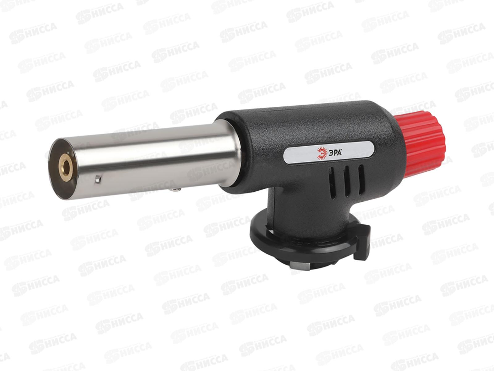 Горелка газовая ЭРА GB-02P с пьезоподжигом установка на баллон *10/100