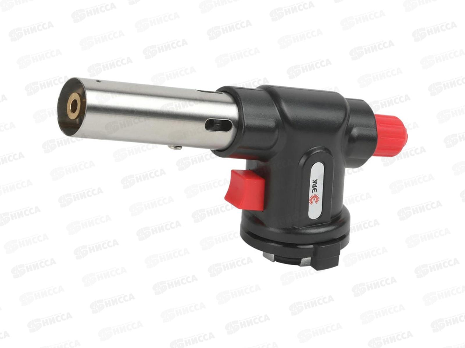 Горелка газовая ЭРА GB-01P с пьезоподжигом установка на баллон *10/100