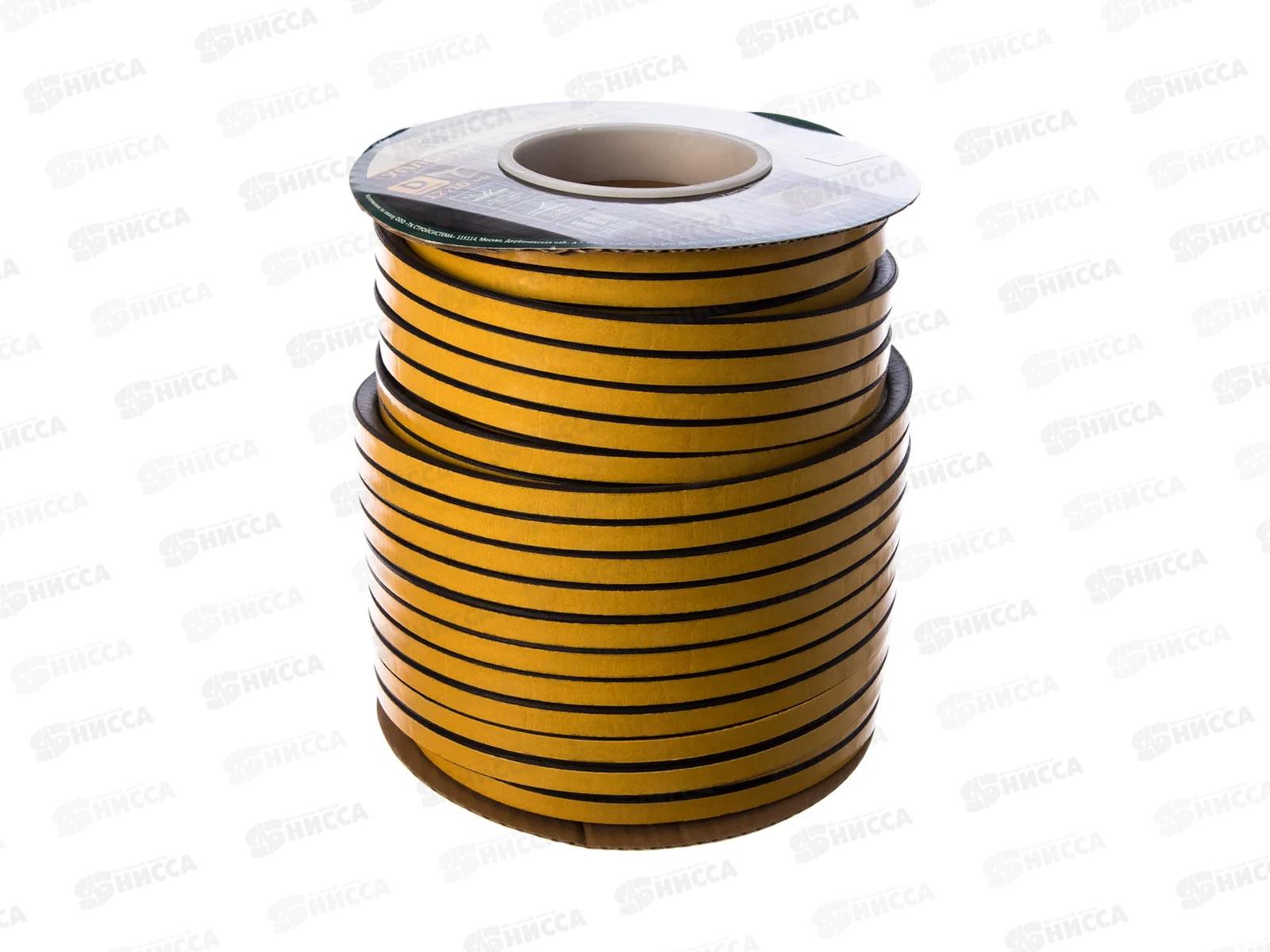 Уплотнитель самоклеящийся технический ULTIMA 12*10мм D50м (чёрный) *6