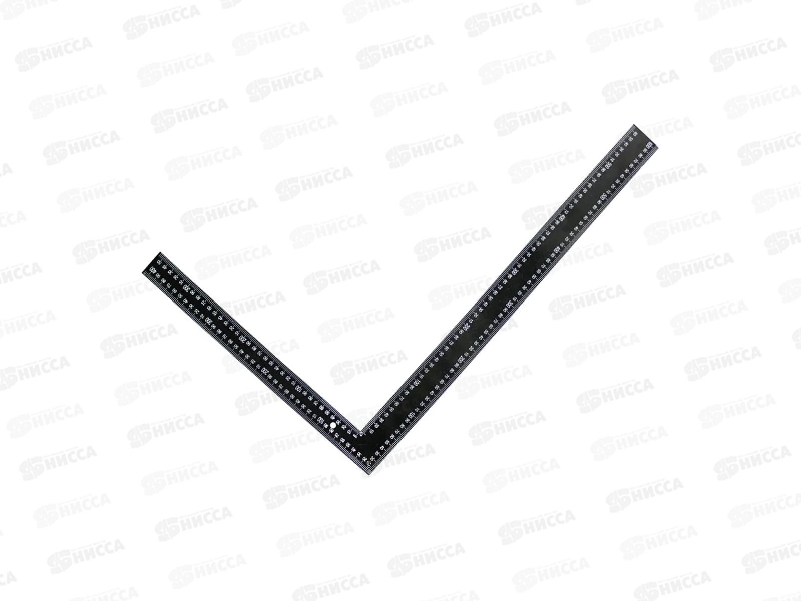 Угольник цельнометаллический 400*600мм, п/о черный муар, 05-02-406