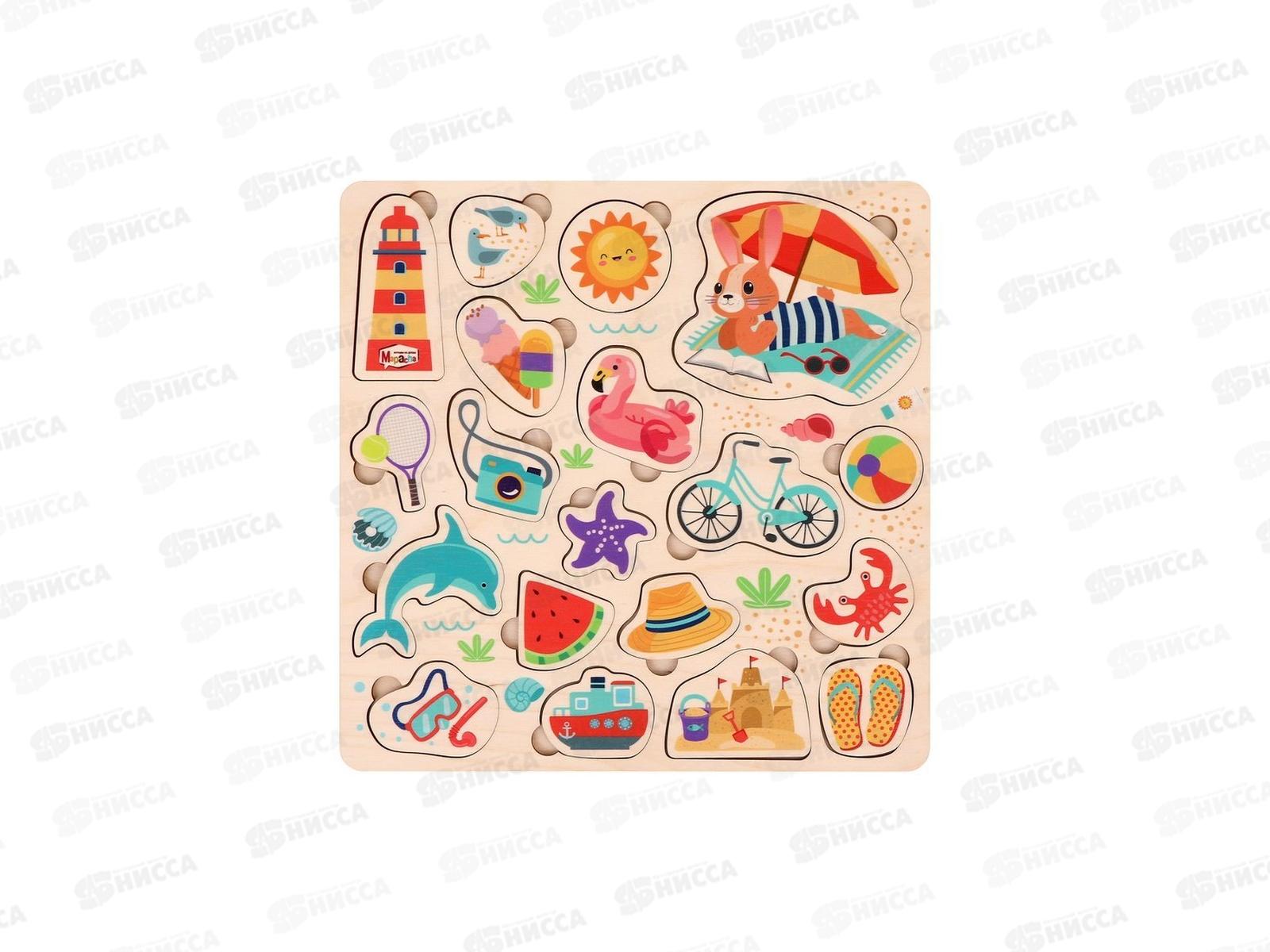 Вкладыши &quotТеплое лето&quot 19 деталей, 962094