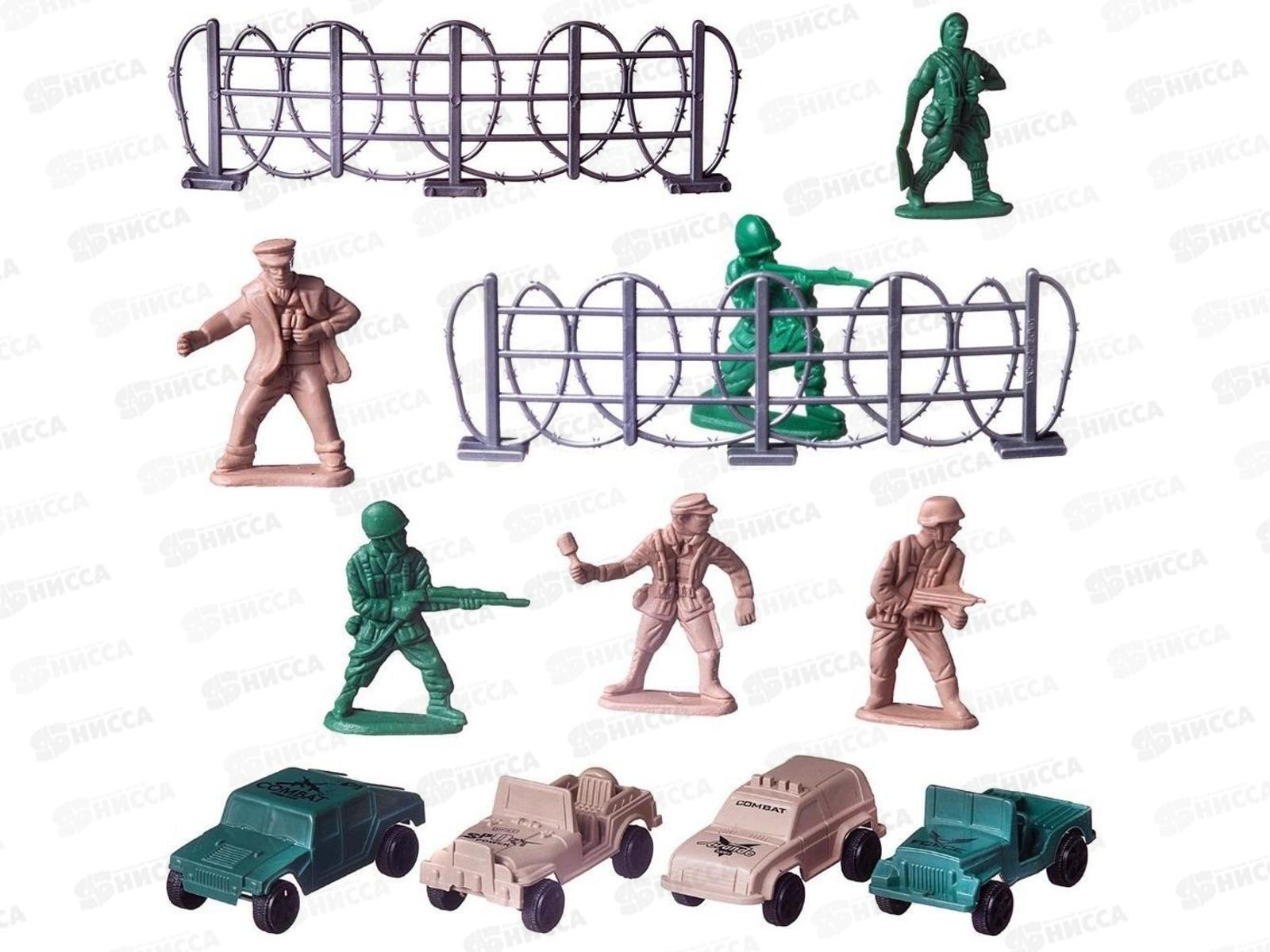 Набор Боевая сила 12 пред. РТ-01546 (машинки, солдатики, аксесс.) 601320