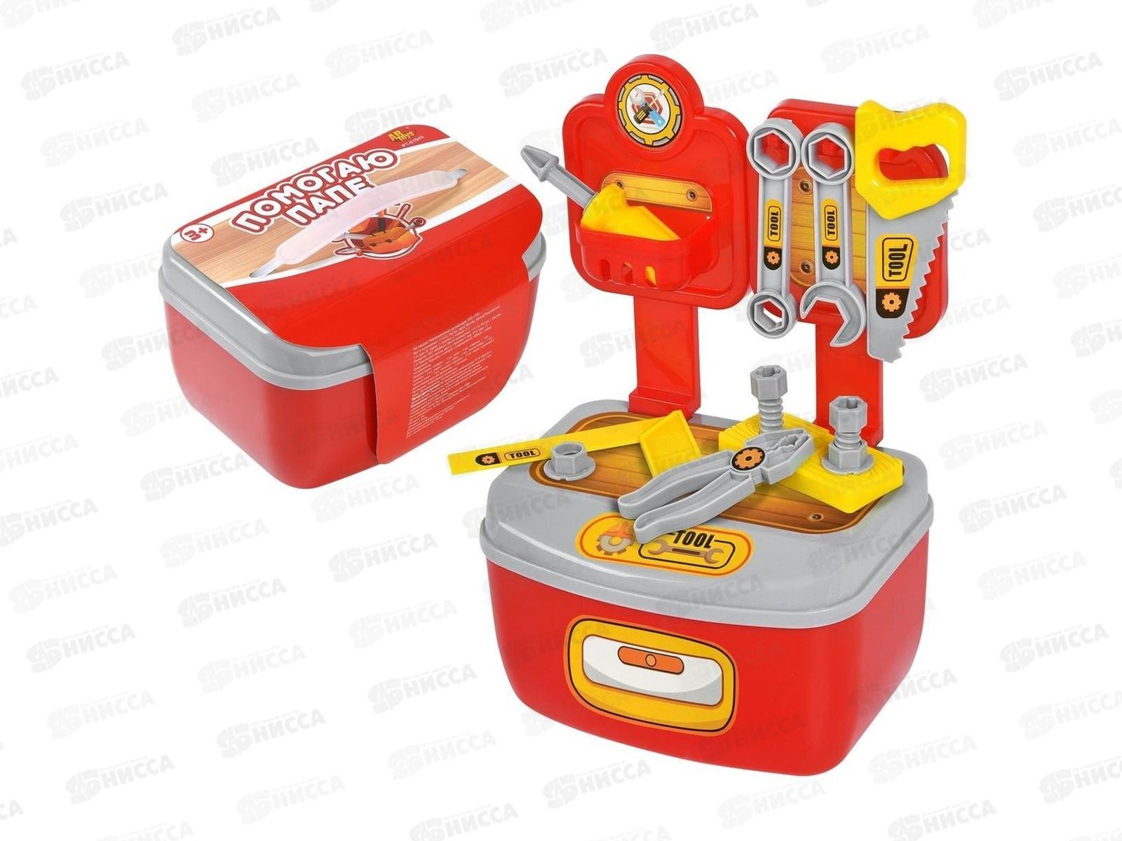 Набор инструментов в ящике Помогаю папе, РТ-01043, 601610