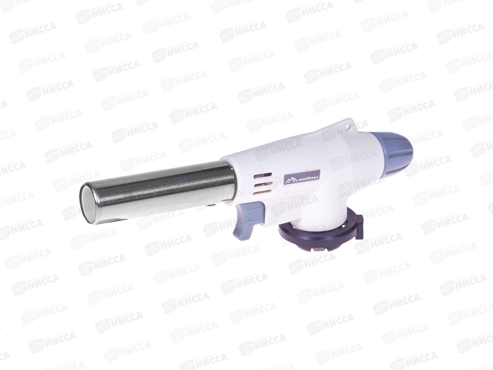 Горелка газовая с пьезорозжигом Белая керамика 0836