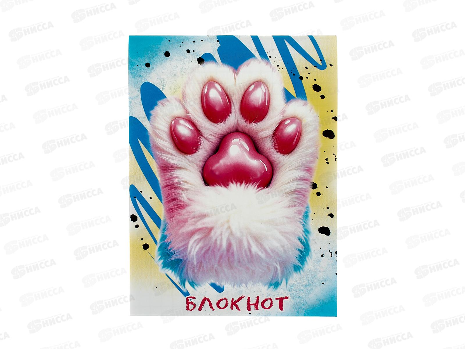 Блокнот 32л ПГС Лапки А6 *24