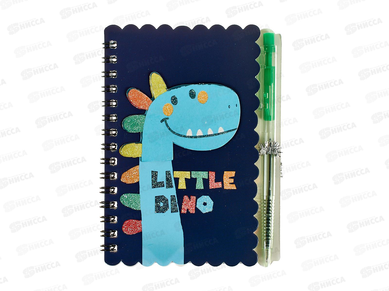 Блокнот с ручкой А6 30л. Дино уп12/720шт Р21548-1