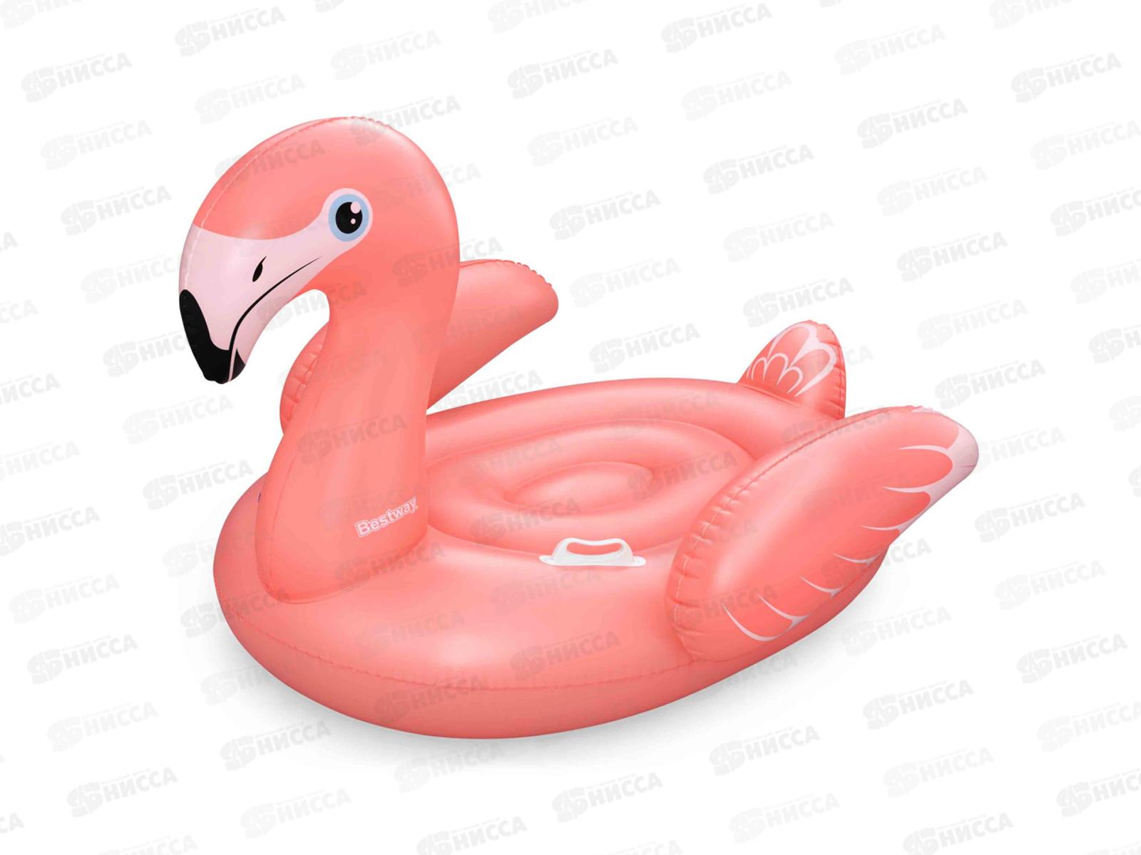 Надувная игрушка для плавания Фламинго (148х127*99см) 41526 до 100кг Bestway *4