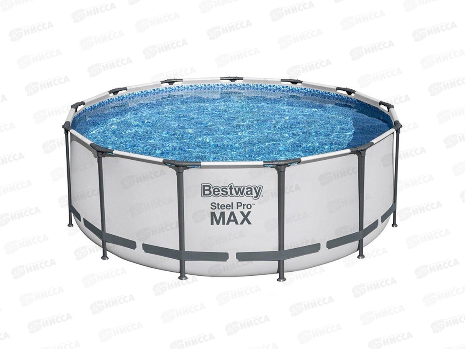 Бассейн 5618W (396*122см) каркасный, насос, лестница, 12690л BESTWAY