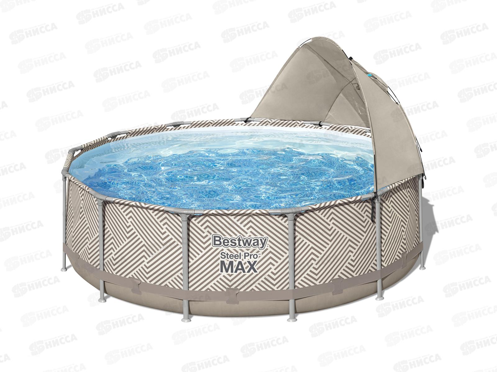 Бассейн 561FY (396*107см) каркасный, насос, лестница, 11133л BESTWAY