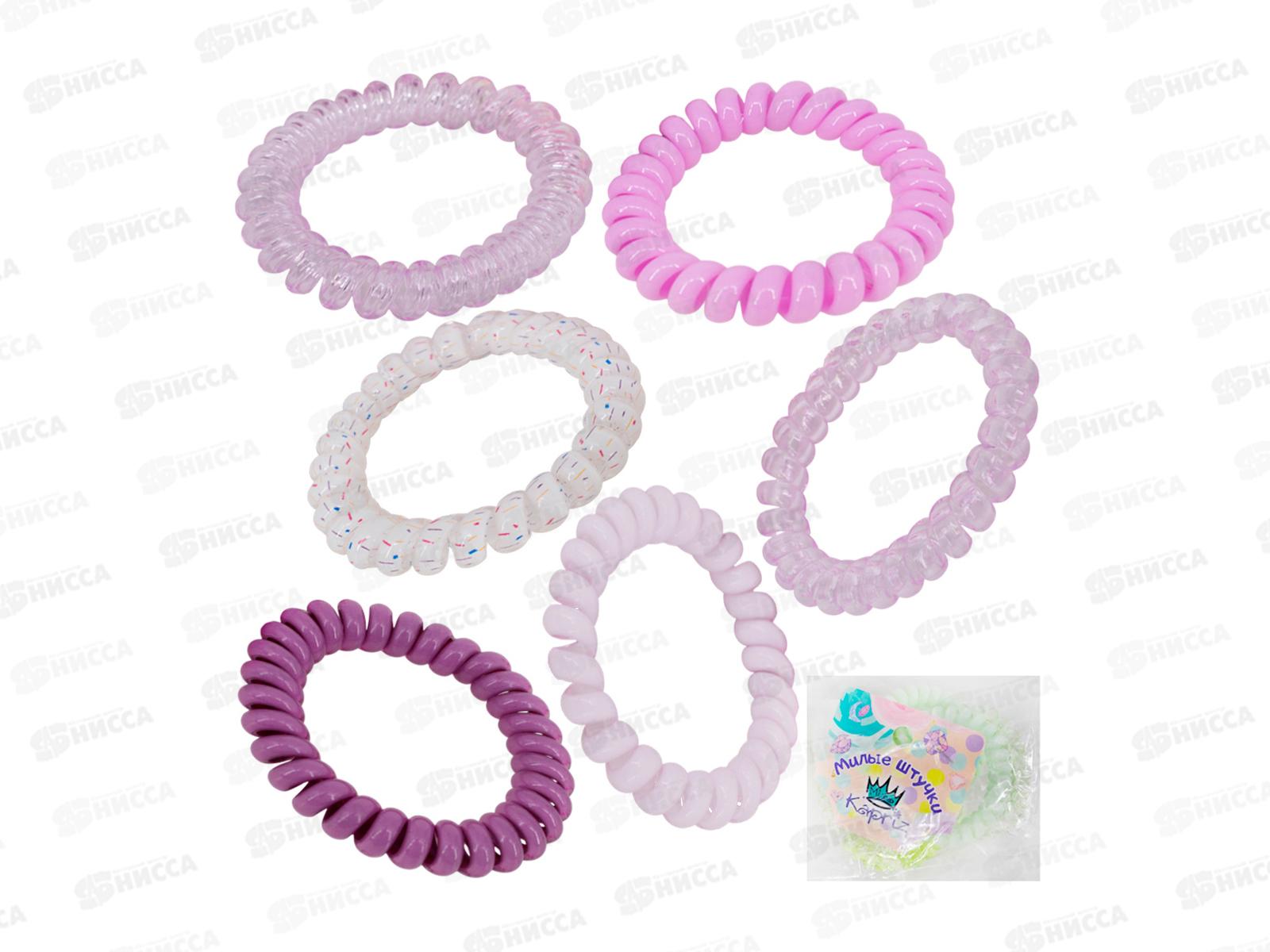 Набор резинок для волос Miss Kapriz 6шт в упак. FG250327850С