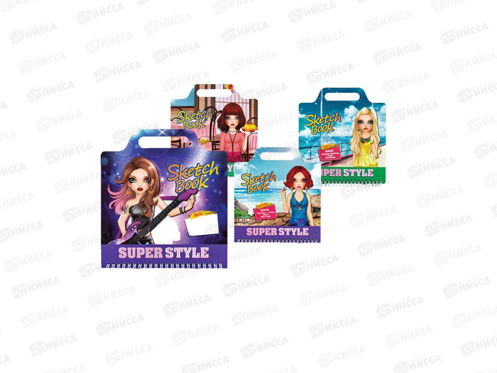 Блокнот с трафаретами и наклейками Superstyl Centrum,89636