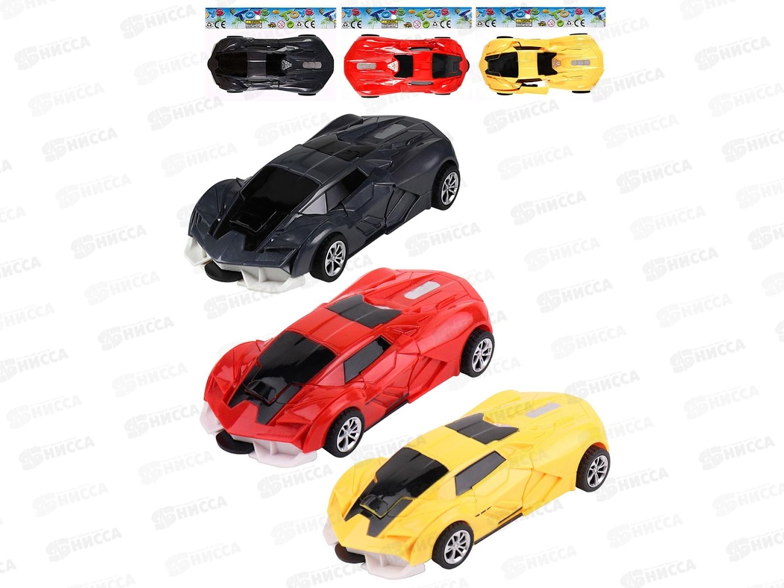 Машинка-робот спорткар 1973459 (11,5см) микс в пакете
