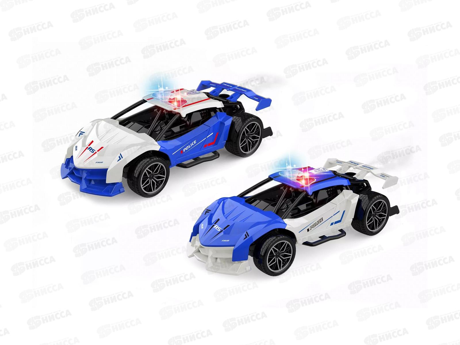 Автомобиль на р/у №XH-0111 Полиция, с дымом, коробка 24*10*7,5