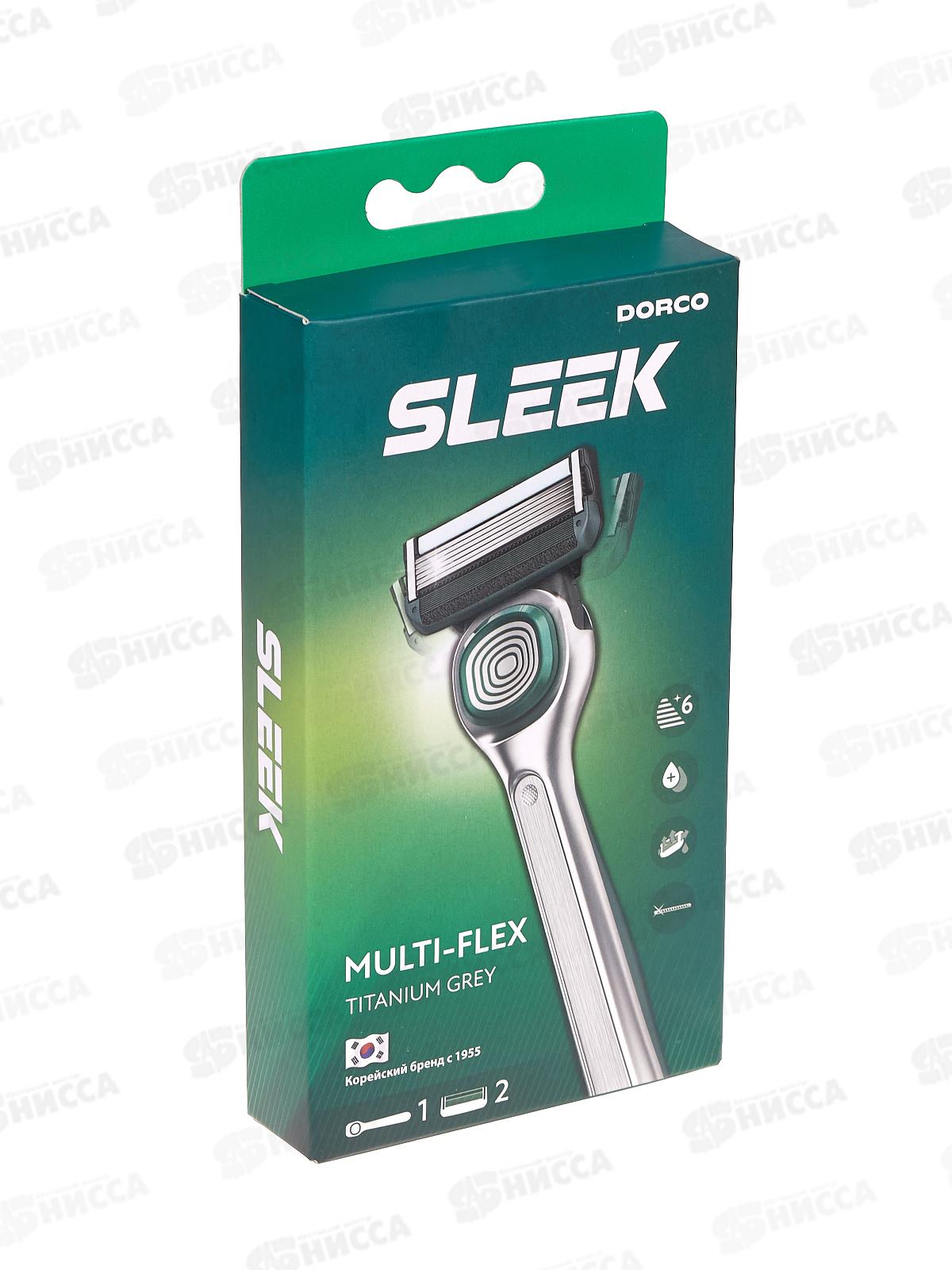 DORCO SLEEK станок+2кас SLEEK c 6лезв+триммер SXF2002*6/42