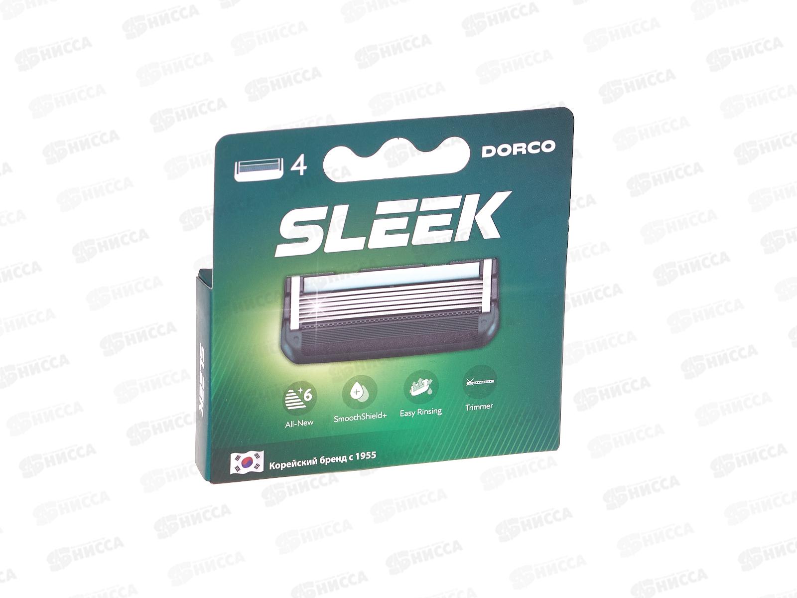 DORCO SLEEK (4шт) кассеты Multi-Flex +триммер SXF2040*12/48