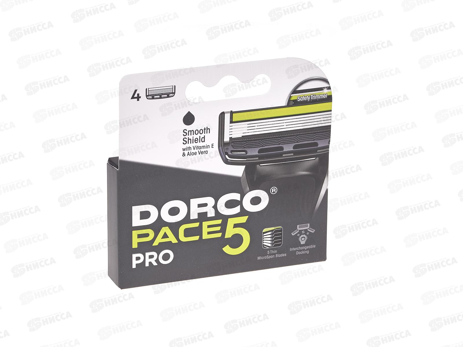 DORCO PACE5 PRO 4шт, 5лезв+1л триммер,FVA1040*12/48