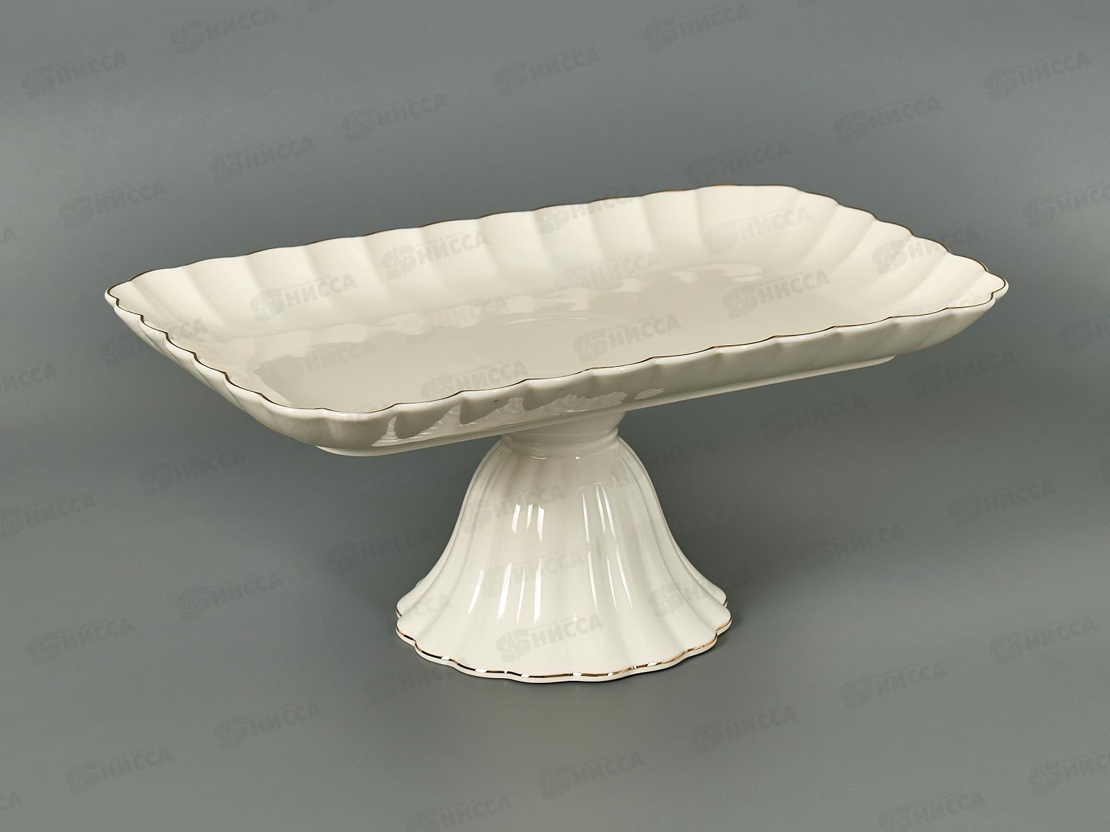 Фруктовница на ножке 30,5см Золотая линия 202491 *4