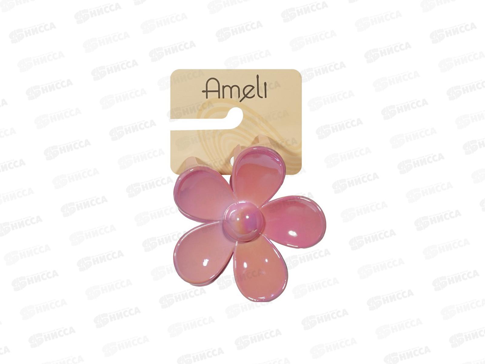 Ameli Краб для волос Цветок розовый