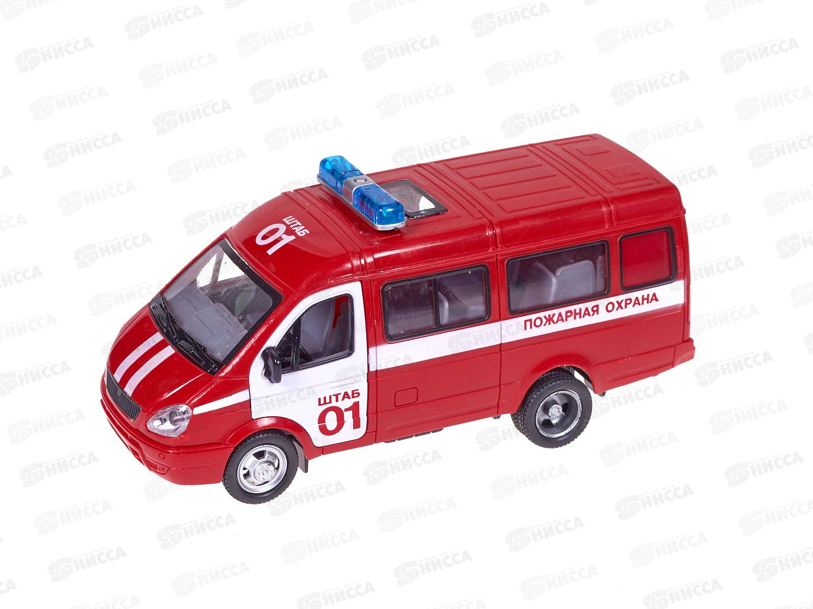 Машинка инерц. 9098-A/DT &quotПожарная спецслужба&quot в коробке 21,5*12*11