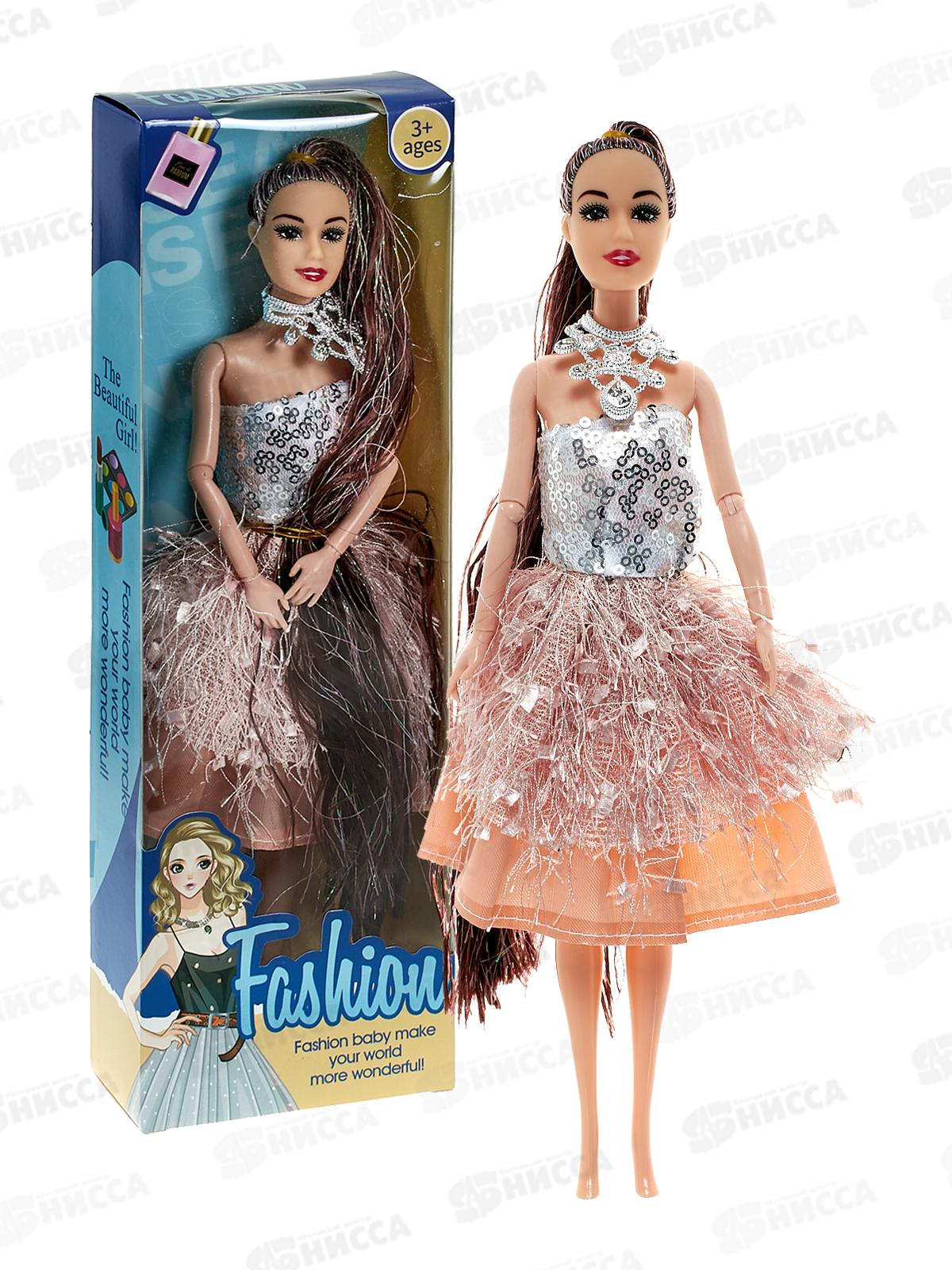 Кукла 2910718, 4 вида, ручки на шарнирах, в коробке 10*4,5*32см