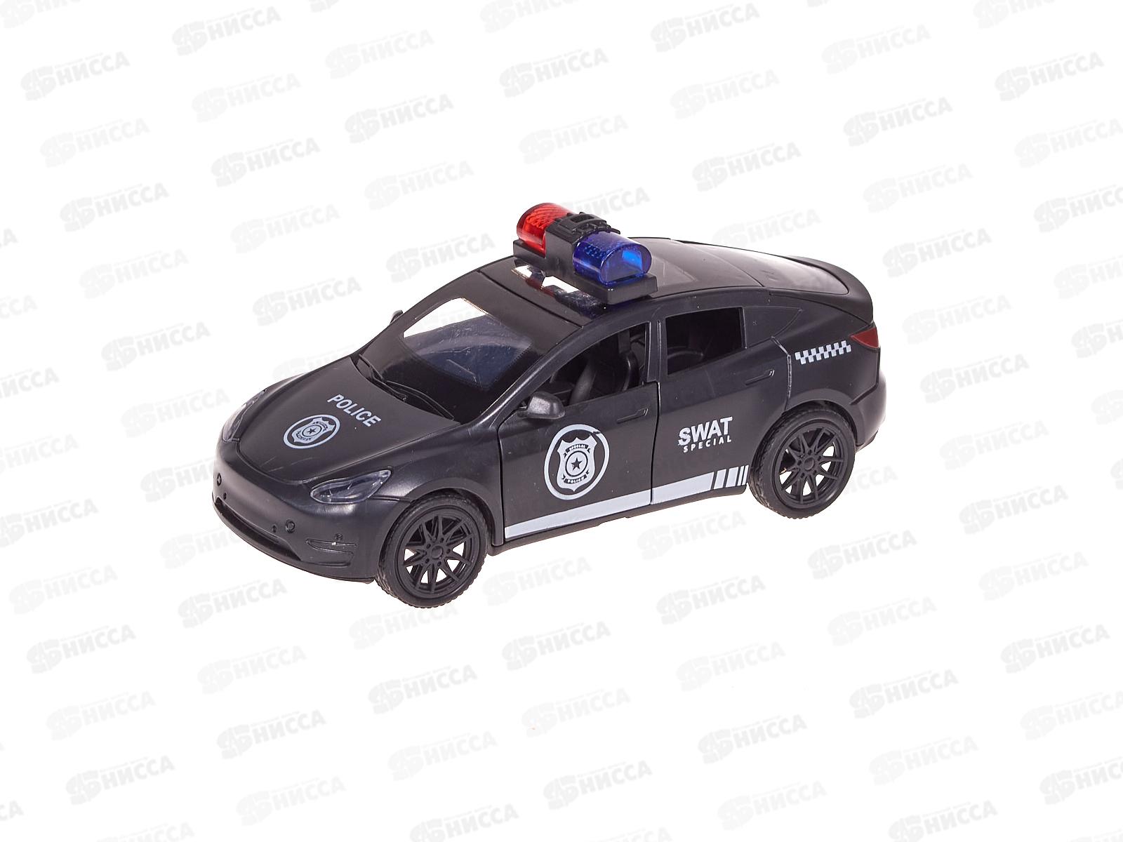 Машинка инерц. М1842-3 &quotПолиция&quot 4 цвета, в пакете 13*24*4см