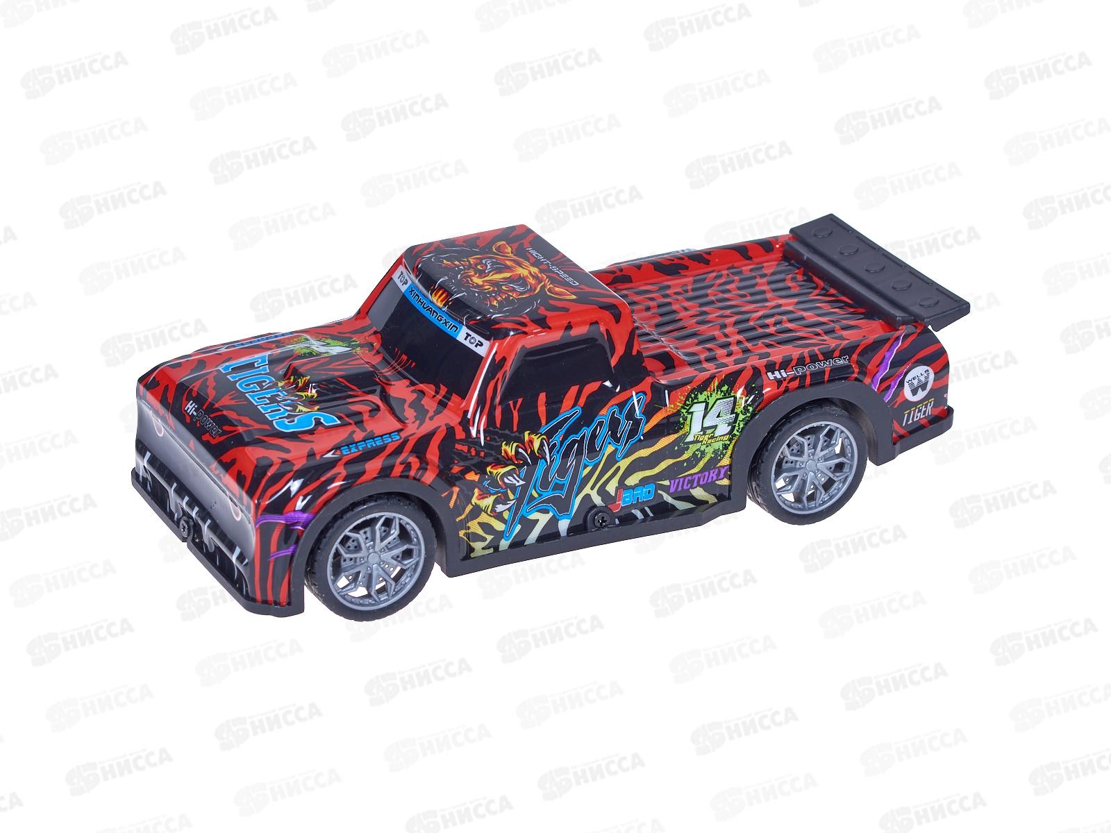 Машинка инерц. М1847-5, свет, звук, 2 вида, в пакете 16,5*30см