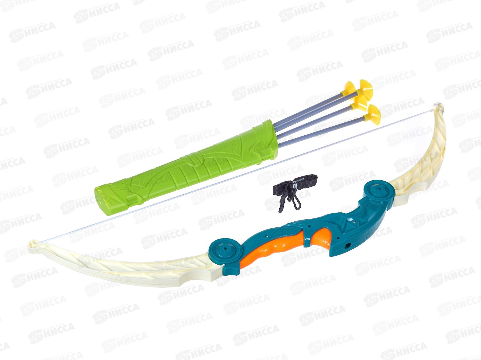 Набор &quotМеткий стрелок&quot 2344549 (лук, 4 стрелы, колчан) в пакете