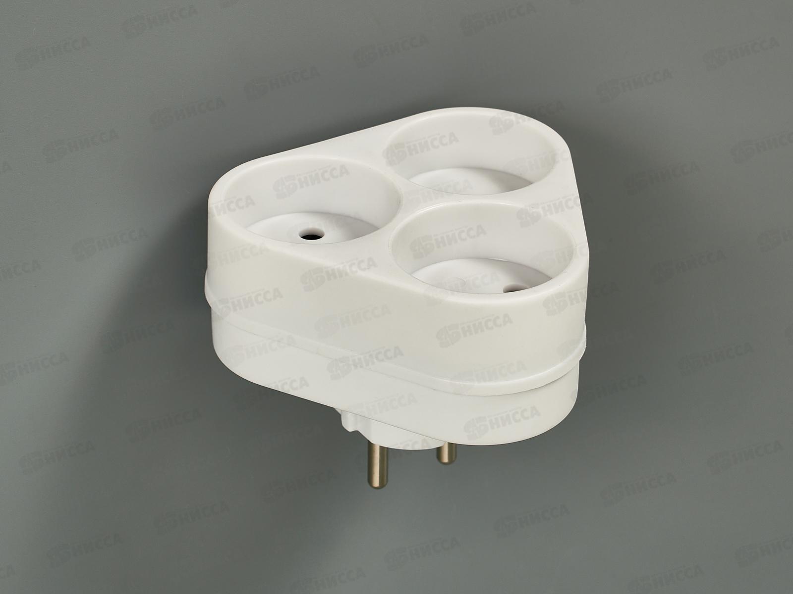 Разветвитель сетевой СПУТНИК SRT203  10А  3 роз.  *60